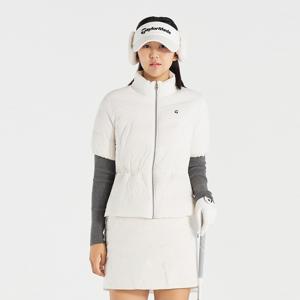 [테일러메이드] 25FW 여성 베이직 초경량 반팔 다운 점퍼 TWDJO8702-101