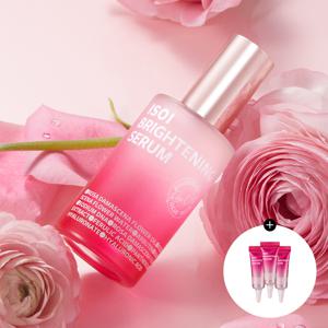 [세럼15ml본품용량][로즈PDRN] 브라이트닝 세럼(NEW 잡티로즈쎄럼) 50ml+잡티세럼5mlx3개