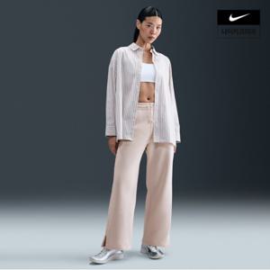 여성 스포츠웨어 피닉스 플리스 하이웨이스트 와이드 팬츠 IH1012-104