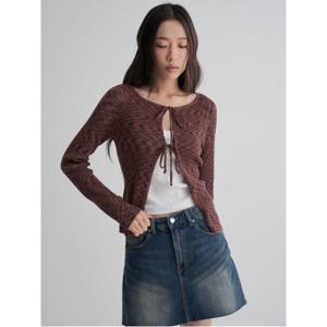 변형 슬림 카디건  브라운 (35585ALY6D)