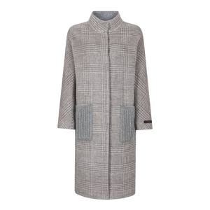 [정상가897,0000원]포켓체크니트하이넥롱코트BFHAX2689