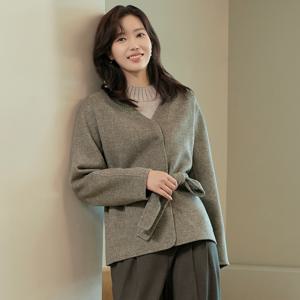 [정상가459,000원]노카라벨티드숏코트BFHRX2645
