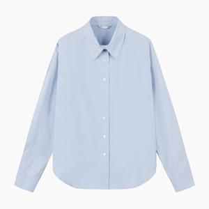 [본사] [Online Exclusive] 원턱 소매 기본핏 셔츠_SAWSE5541BL
