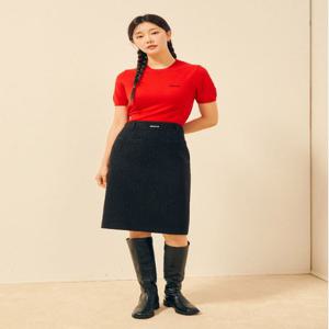메탈 포켓 장식 H라인 스커트 GPAA0SKR41