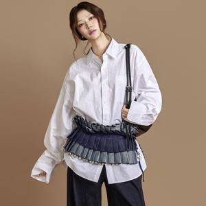 S811 포켓 오버핏 셔츠