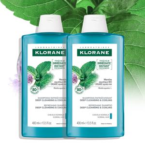 공식] 아쿠아민트 딥클렌징 쿨링 샴푸 400ml 2개(쿨링,피지,유분케어)