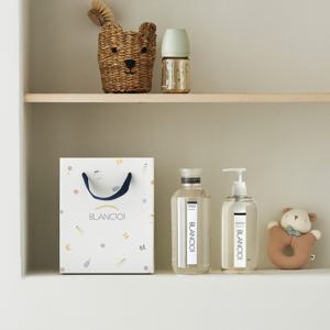 출산선물세트 2종(세탁세제 무향1L+젖병세정제 리퀴드 720ml 무향)