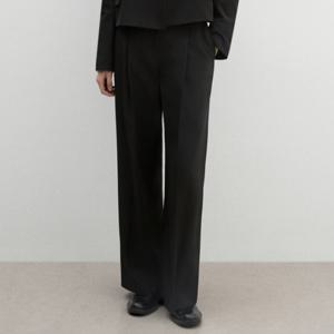 [롯데백화점](25 S/S) 모던 원턱 롱 와이드 팬츠