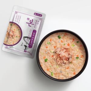 본 영양간식 참치가쓰오부시 50g 고양이죽 보양식 습식 파우치