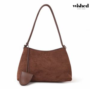 정상가:79000원 ㅣ 투웨이 스트랩 스웨이드 미니 호보 숄더백 (WICCBG005)