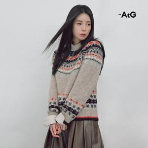 더엣지 25FW 울혼방 노르딕 풀오버