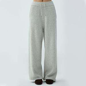 [25FW clove] Drawstring Wide Knit Pants (2color)