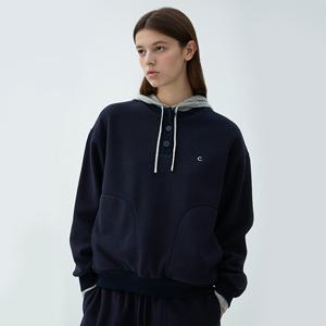 25FW Cozy Fleece Button Sweatshirt (2color)