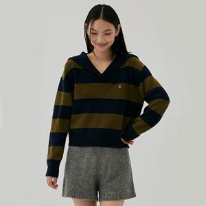 [기은세 착용] 25FW Striped Sailor Collar Knit (2color)