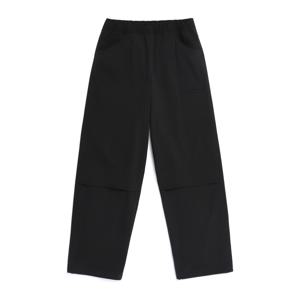 N253UPT040 세미루즈 스트레이트 팬츠 BLACK