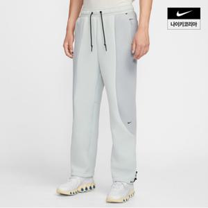 남성 테크 컬러 블록 오픈 헴 플리스 팬츠 IF1324-034