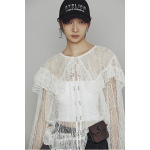 [최초가:448,000원] [Atelier] Lace Long Sleeve Blouse_LFSAW24830IVX