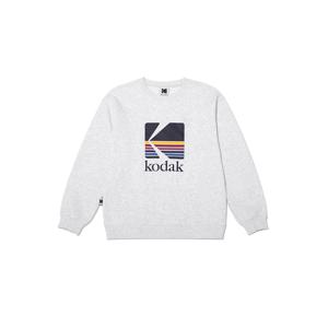 레인보우 맨투맨 키즈 WHITE MELANGE