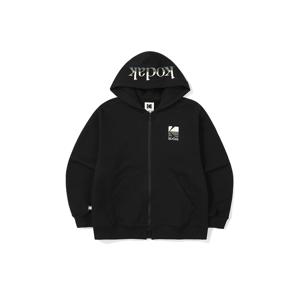 레인보우 빅로고 후드 집업 키즈 BLACK