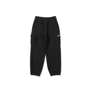 레인보우 포켓 조거 팬츠 키즈 BLACK