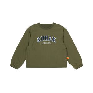 로고 우븐 피스테 키즈 KHAKI