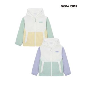 [최초가119,000원] 키즈 멜로우 블록 후드 자켓_KKC0604