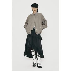 [최초가 368,000원] Frill Point Back-Banding Long Skirt_LFKAW24300BKX