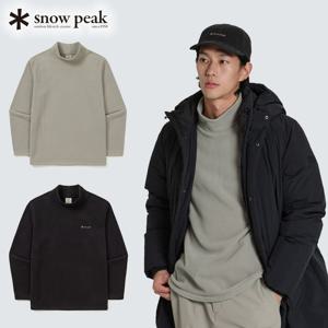 폴라텍100 모크넥 티셔츠 S23WMTTL02 캠핑철