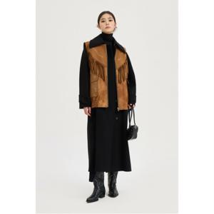 [최초가 598,000원] [Atelier] Fringe Suede Vest (camel)_LFVAW24900CMX