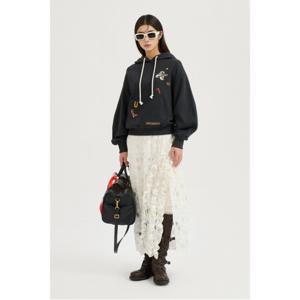 [최초가 278,000원] [Atelier] Print Point Hooded T-Shirt (dark grey)_LFTAW24910GYD