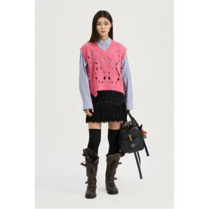 [최초가 328,000원] [Atelier] Tassel Point Mini Skirt (black)_LFKAW24900BKX