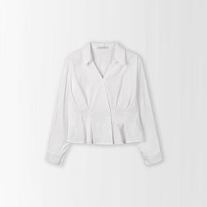 브이넥 카라 블라우스_CD5AB700
