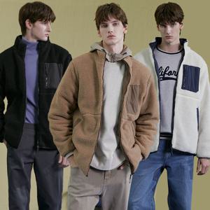 남성리버시블플리스점퍼