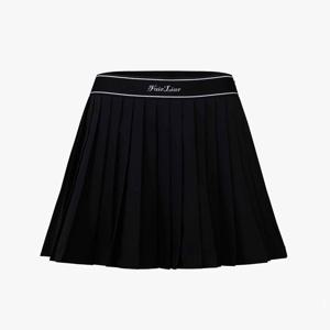 밴드 플리츠 스커트 (블랙)