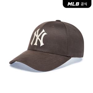 [공식] 스웨이드 터치 스트럭쳐 볼캡 NY (Brown)