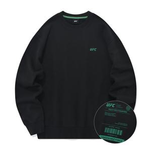 UFC 레이블 맨투맨 U2SWU1304BK