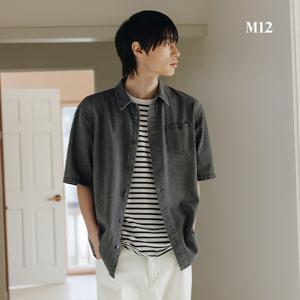 [최초가79,900원] M12 25SS 남성 썸머 데님 셔츠자켓 2종