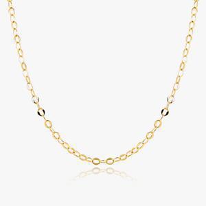 14K 18K 할로우 타이니 프리모 체인 금 목걸이