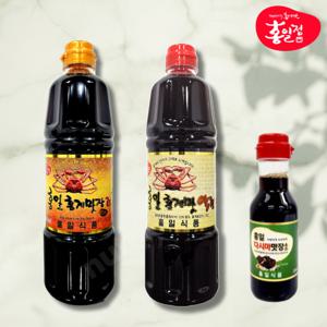 [홍일식품] 홍게 골드 간장 900ml+ 홍게 액젓 소스 900ml 세트