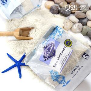프랑스 프리미엄 게랑드소금 가는 토판천일염 500g x 3개
