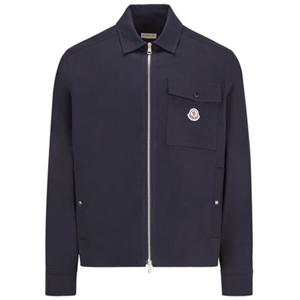 CAMICIA 카미치아 로고 패치 포켓 개버딘 집업 자켓 다크