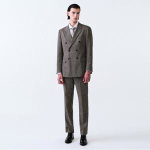 [STCO] 피크드 더블 블레스트 수트 셋업_베이지 (클래식핏)-SSJTC54DAD_SSLTC54CAD