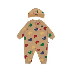 [정가 69,000원] 베이비BB컬러하트올오버 긴팔점프수트보넷세트 BB5FBS14CA