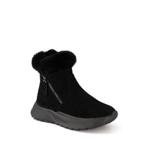 여성 앵클 퍼부츠 굽 6CM G24424_BLACK