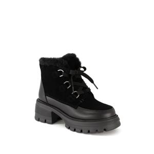 여성 워커 앵클 부츠 굽 6CM G24435_BLACK
