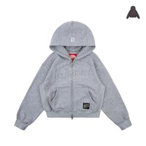 [주니어]IB 엠보 투웨이 크롭 후드 집업_IB53JD601