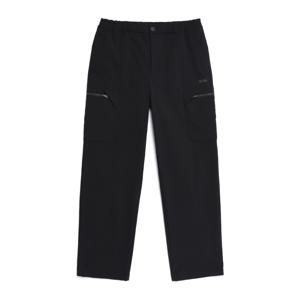 N254MPT030 카고 세미루즈 스트레이트 팬츠 BLACK