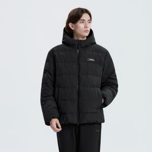 N254UDW950 경량 후드 덕다운 점퍼 BLACK