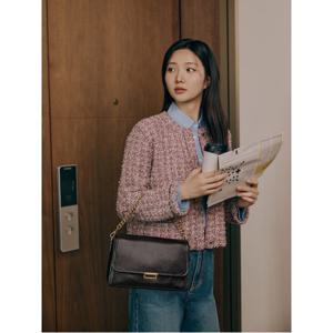 빈폴ACC 노라 체인 미디엄 토트백 - 브라운 BE48D3M13D
