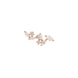 [GB] 물방울 큐빅 14k GOLD 반쪽 피어싱 LPFJ2039G